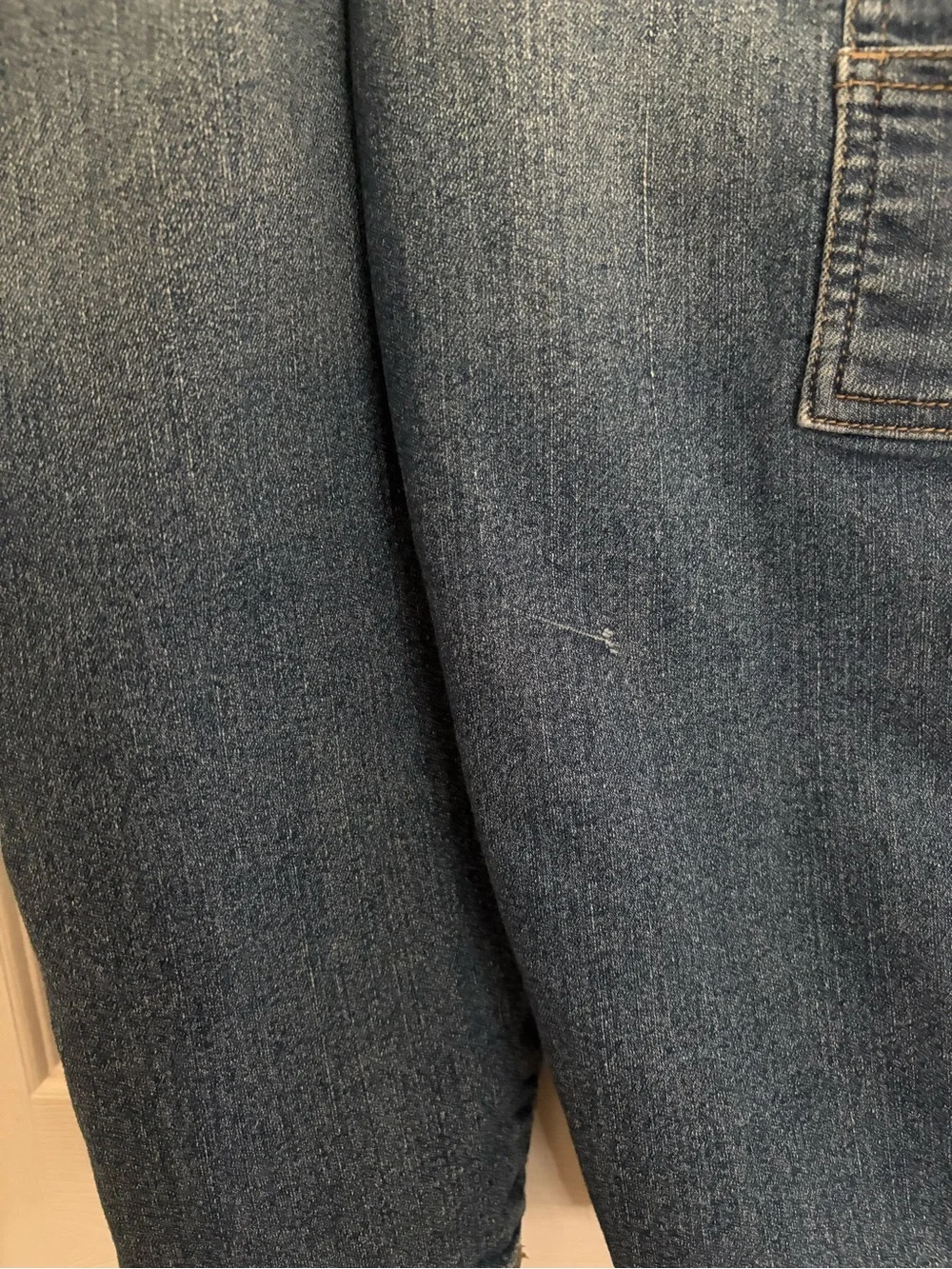 OshKosh B'gosh Blue Denim Overalls with Logo Patch